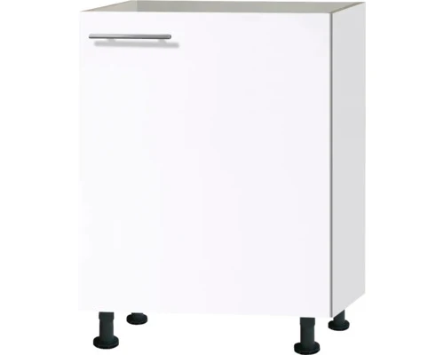 B-Ware Optifit Spülenschrank Küchenmöbel Bengt932 weiß matt 1 Drehtür 60x58,4x87cm