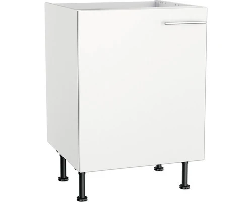 B-Ware Optifit Spülenschrank Küchenmöbel Bengt932 weiß matt 1 Drehtür 60x58,4x87cm