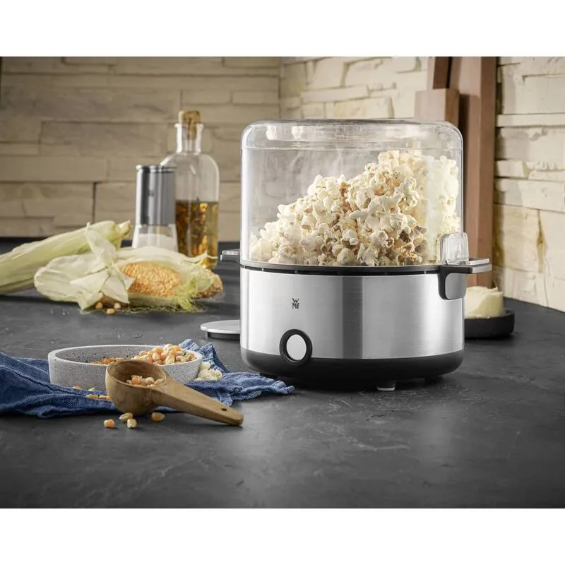 B-Ware WMF Popcorn-Maker Küchenminis Edelstahl 250W 2,2l fettarm für Filmabende zuhause