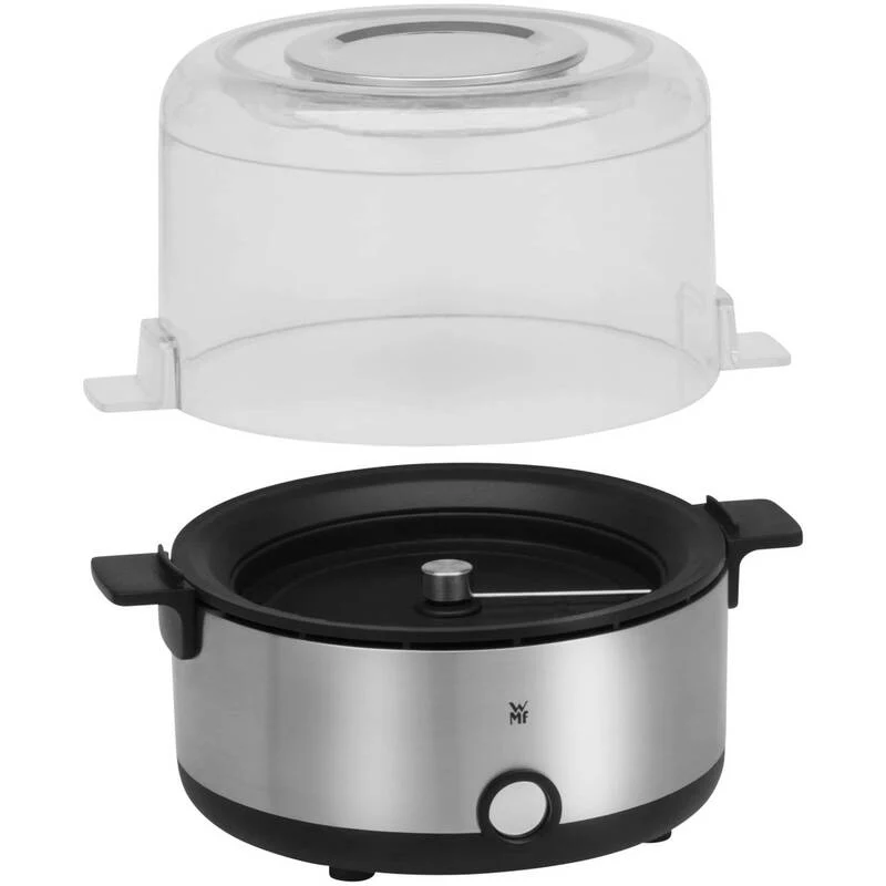 B-Ware WMF Popcorn-Maker Küchenminis Edelstahl 250W 2,2l fettarm für Filmabende zuhause