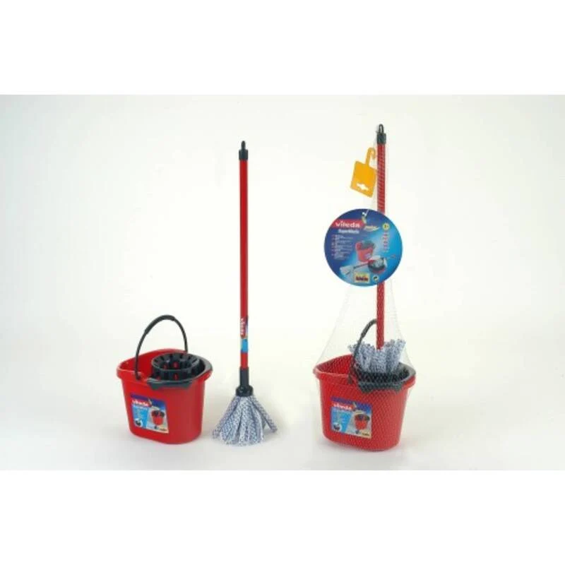 31x B-Ware Vileda Spielzeug Wischmopp-Set mit Eimer und Aufsatz Wischset Wischer 31 STÜCK