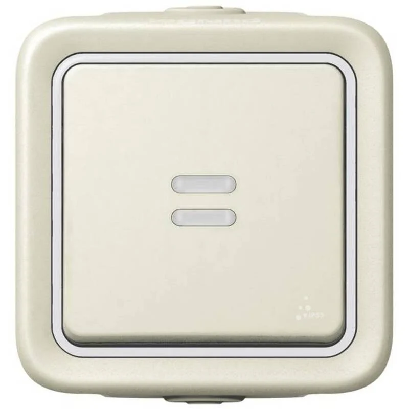 2x B-Ware Legrand Installationsschalter 069613 Schalter Plexo Weiß 3 Auslässe 2 STÜCK