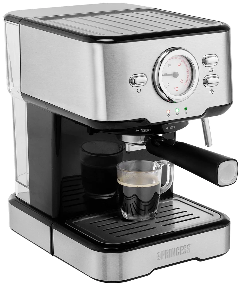 B-Ware Princess 249415 Kapselmaschine Milchaufschäumdüse Tassenwärmer