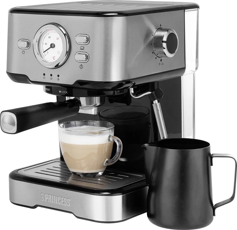 B-Ware Princess 249415 Kapselmaschine Milchaufschäumdüse Tassenwärmer