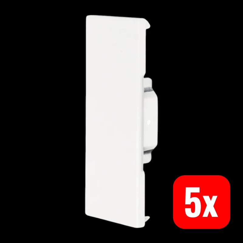 5x B-Ware Hager Endstück Abschlussstück Kabelkanal Endteil Installation 170x68 mm 5 STÜCK