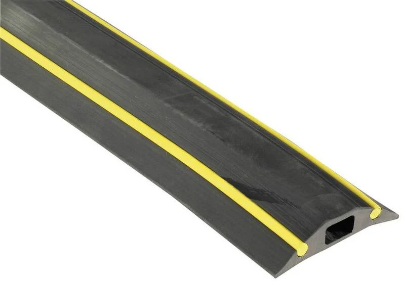 B-Ware Vulcascot Kabelbrücke Gummi Schwarz Anzahl Kanäle: 1 3000 mm 1 St. Gummi