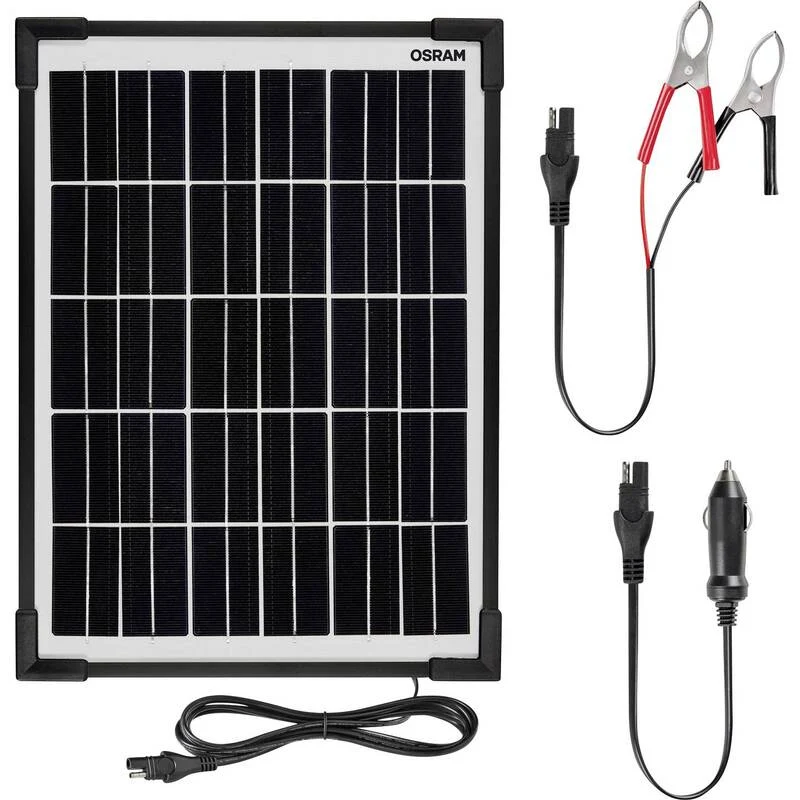 B-Ware Osram BATTERYcharge KFZ Ladegerät Batteriewartung Batterieerhaltung Solar 10W