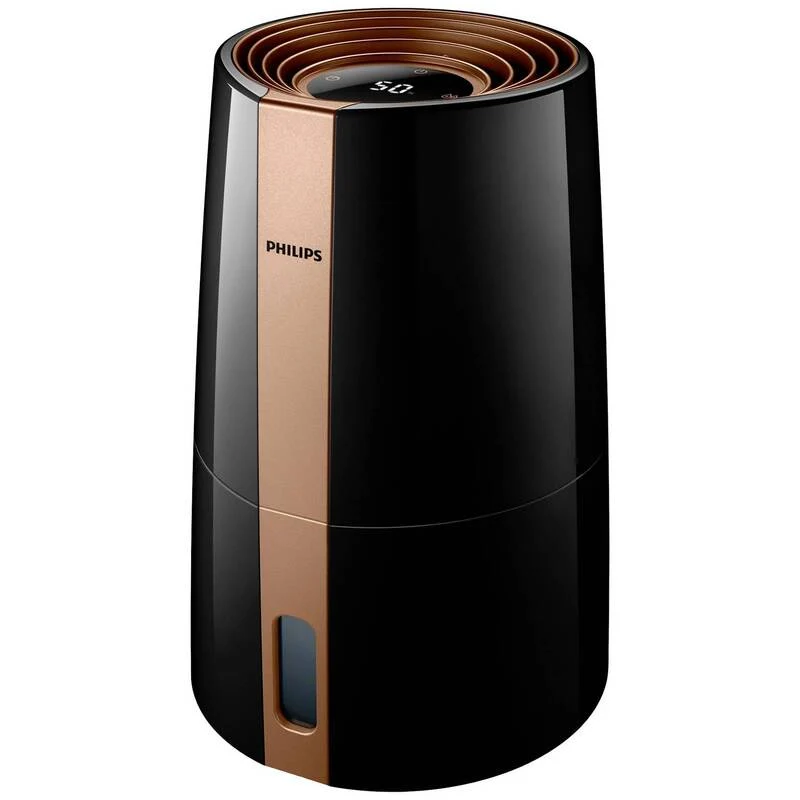 B-Ware Philips 3000er Serie Luftbefeuchter 45 m² Schwarz Kupfer 1 St. Luftverbesserer