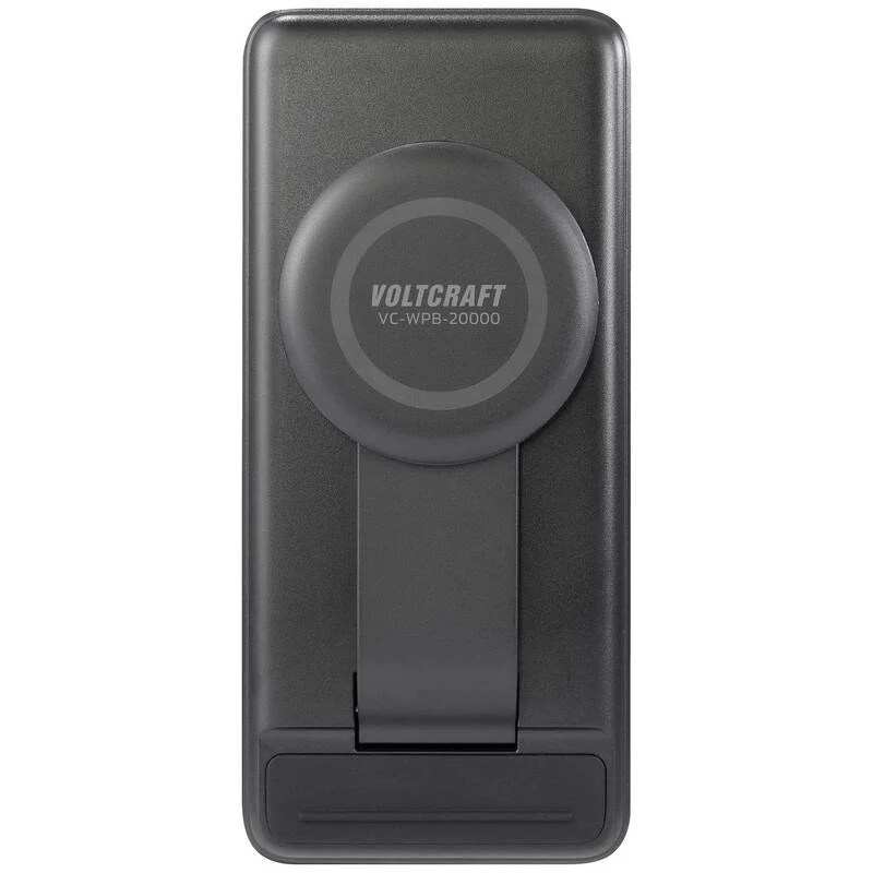 B-Ware Voltcraft Wireless Powerbank 20000 mAh Qi Ladegerät Akku Schwarz mit
