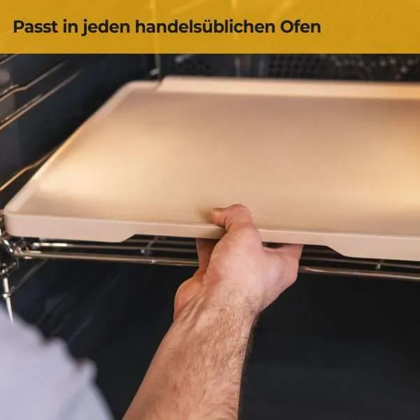 B-Ware SILBERTHAL Pizzastein Backstein Pizza Brot Gebäck Ofen Grill unglasiert 38x307