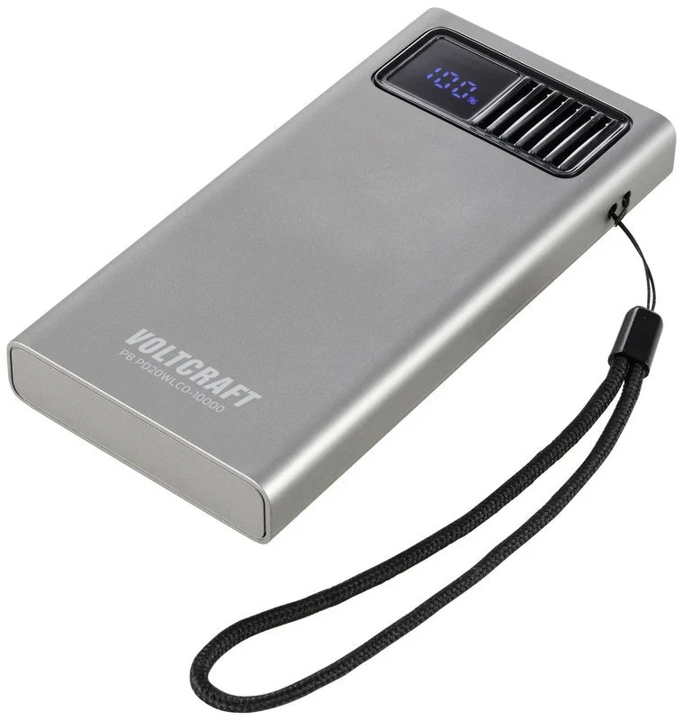 64x B-Ware VOLTCRAFT Powerbank Akku Ladegerät Grau Fast Charge Power 10000 mAh 64 STÜCK