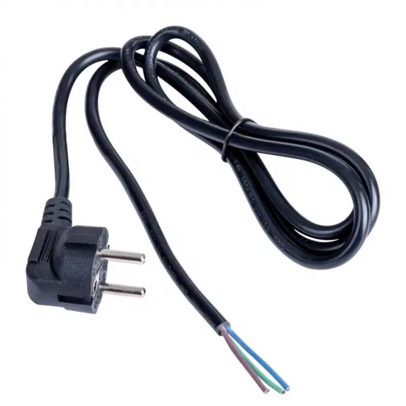14x B-Ware Akyga Stromkabel Anschlusskabel Netzkabel offene Kabelenden Schuko 1,5m 14 STÜCK