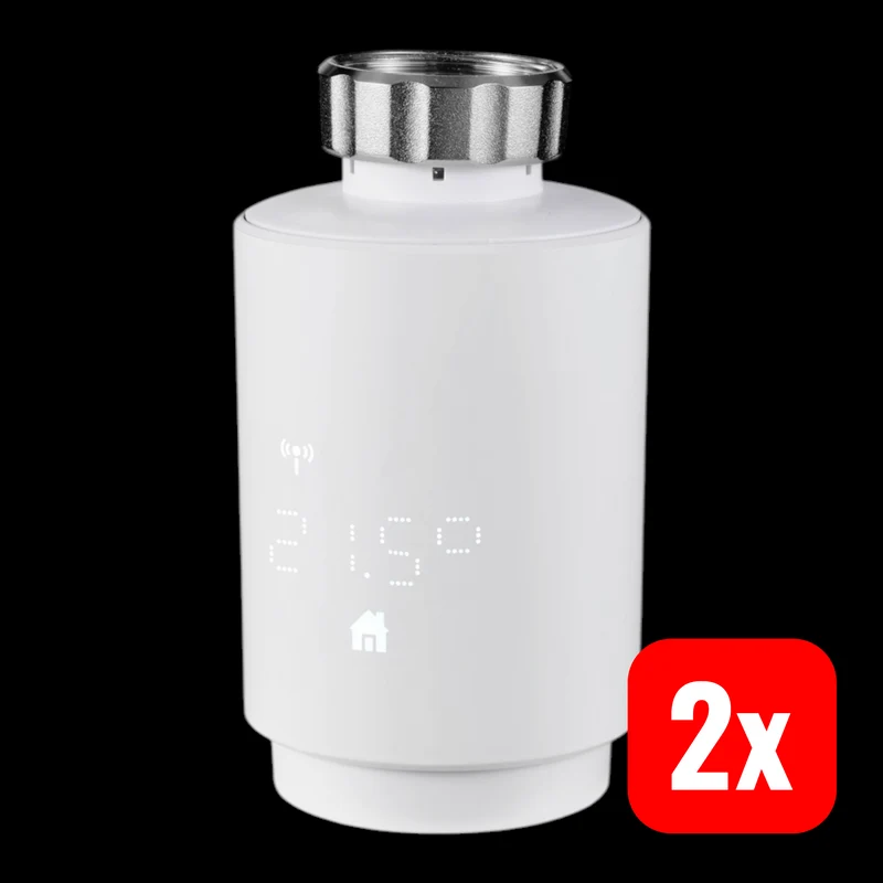 B-Ware Sygonix SY-5994066 elektronisches Funk-Heizkörperthermostat Thermostat 2 STÜCK
