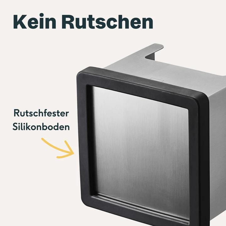 B-Ware SILBERTHAL Abklopfbehälter Knockbox Abklopfer Kaffeesatz Tamper Edelstahl537