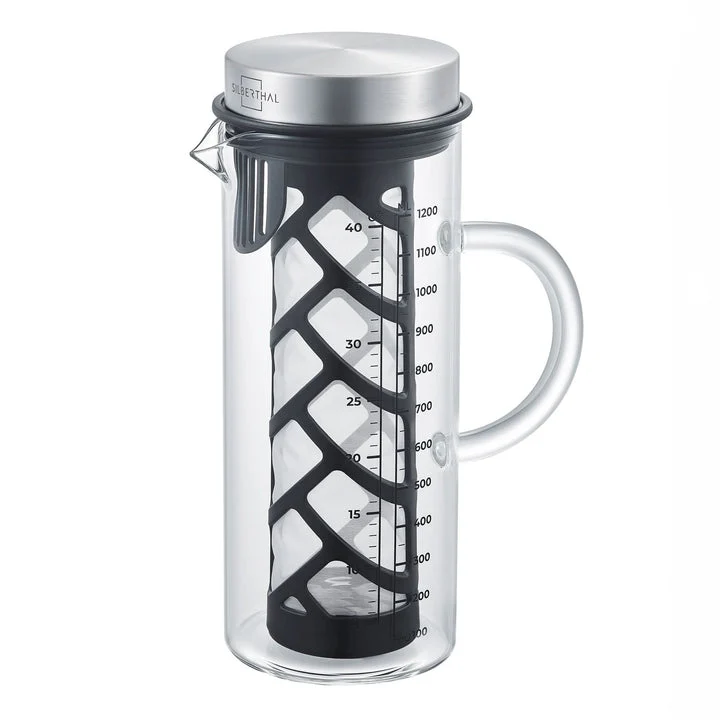 B-Ware Cold Brew Karaffe 2.0 Kaffeebereiter Glaskanne Cold Brew Kaffee Filter 13l Sk845