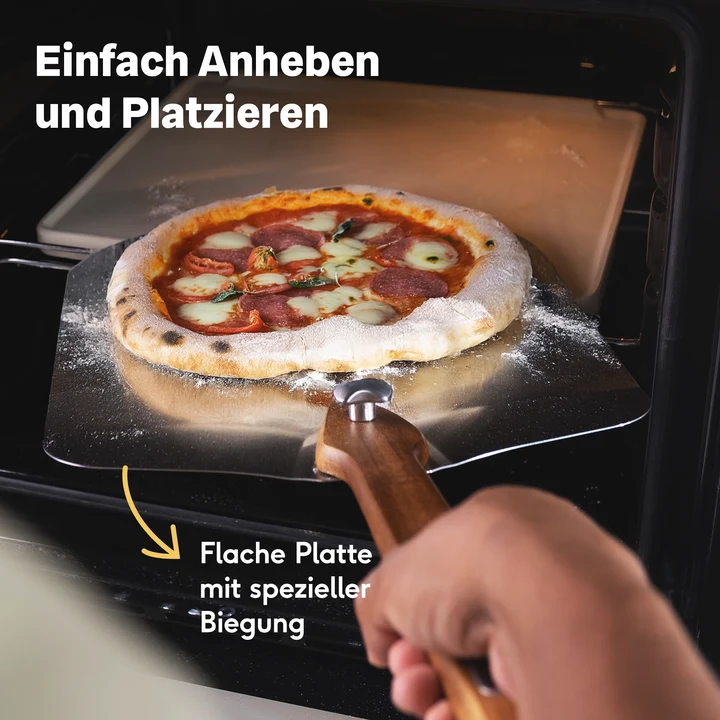 B-Ware SILBERTHAL Pizza-Schaufel Edelstahl Pizzaschieber Brotschaufel Flammkuchen