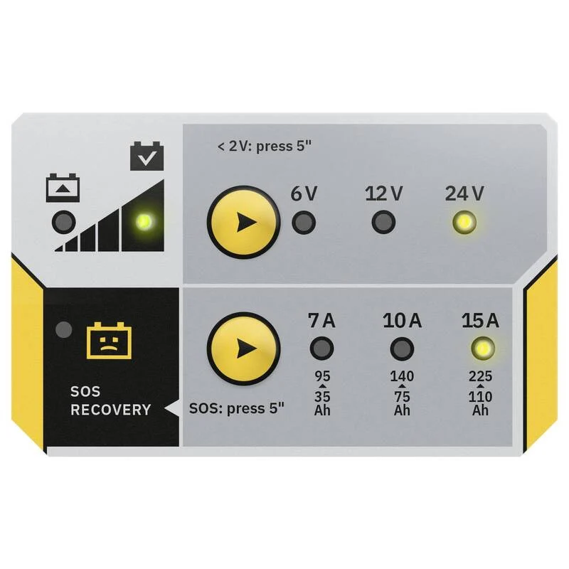 B-Ware GYS Automatikladegerät Akku-Ladegerät BATIUM 15.24 6V 12V 24V 22A