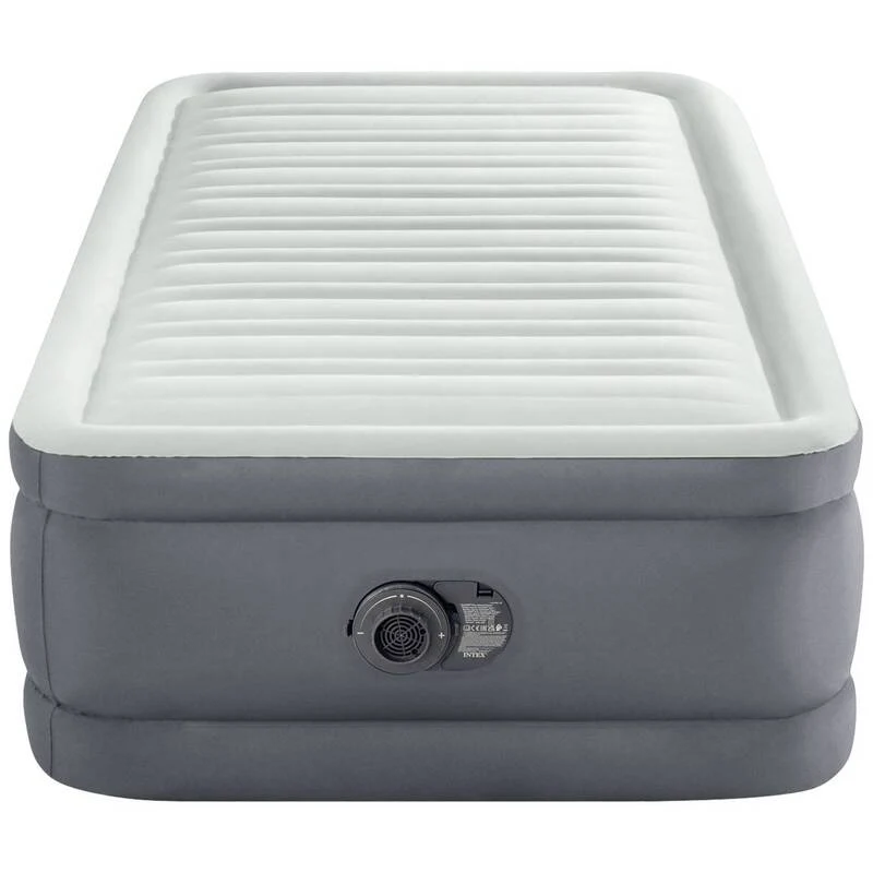 B-Ware Intex PremAire I Twin Luftbett mit Motorpumpe 99x191x46cm grau 136kg