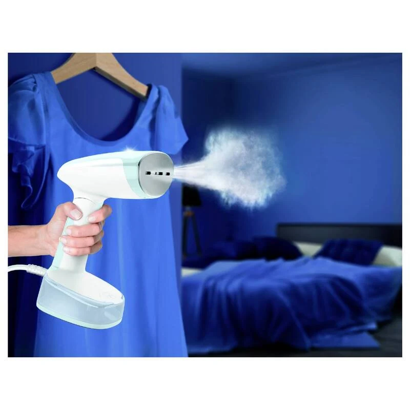 B-Ware Tefal Dampfbügeleisen Steamer Access Steam Pocket 1300W Blau Weiß mit Pinsel