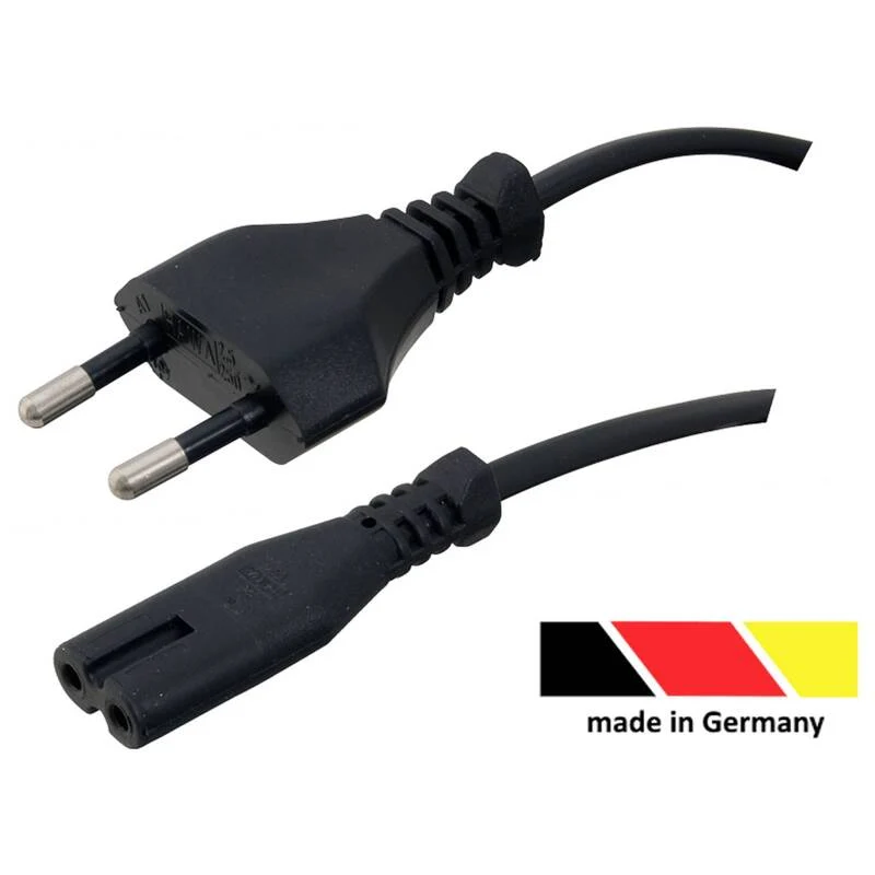 B-Ware HAWA 1008208 Strom Anschlusskabel Schwarz 1.80 m