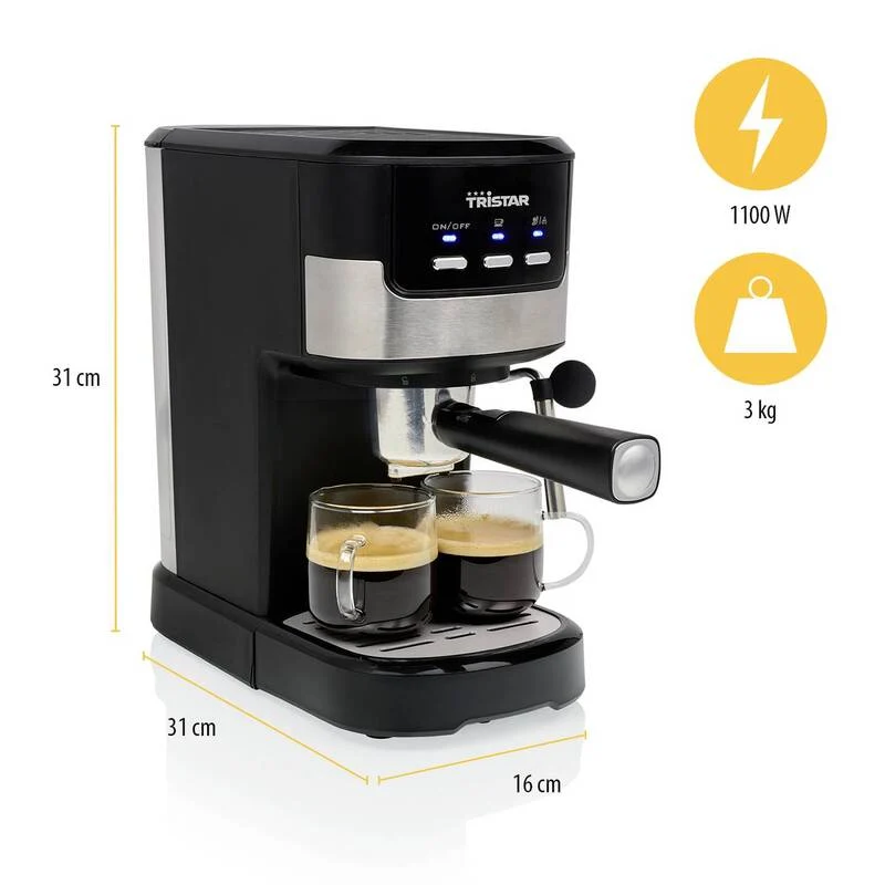 D-Ware Tristar CM-2278 Espressomaschine Siebträger Maschine Kaffeemaschine DEFEKTWARE