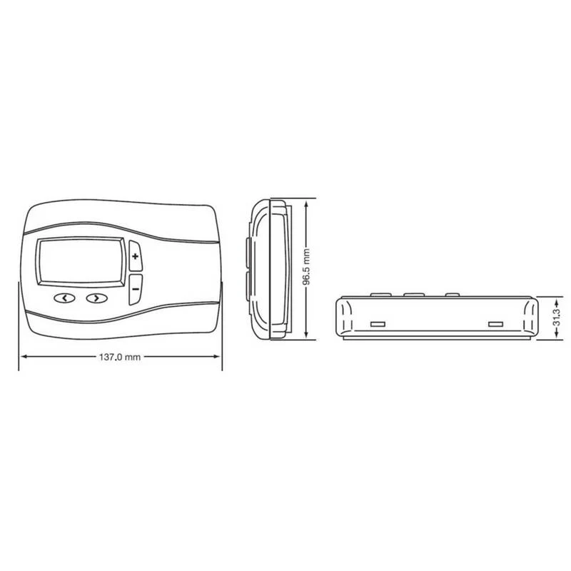 B-Ware Eberle Controls Funk-Raumthermostat ECO INSTAT+ 868MHz IP30 Temperaturregler