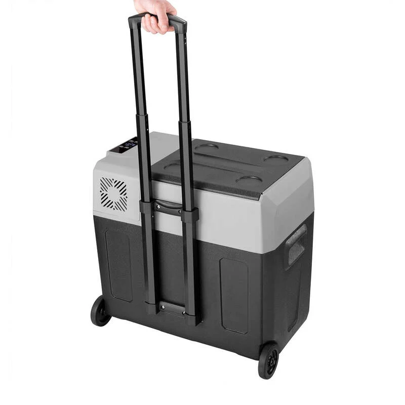 B-Ware Kompressor Kühlbox Yukon 50l Kühlgerät mit App Steuerung und USB Anschluss grau