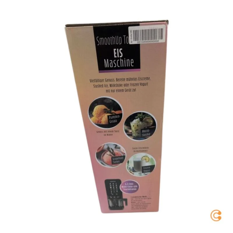 B-Ware GourmetMaxx Eismaschine Eismaker mit Mixbecher LCD-Display 700W schwarz 10