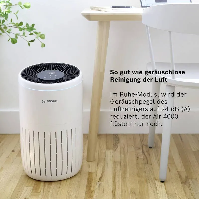B-Ware Bosch Home Comfort 7733701943 Air 4000 Luftreiniger 62 m² Weiß Schwarz Lüfter