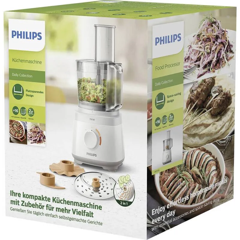 B-Ware Philips Home HR7310/00 Daily Küchenmaschine Küchenmixer Mixer Küchen-Maschine