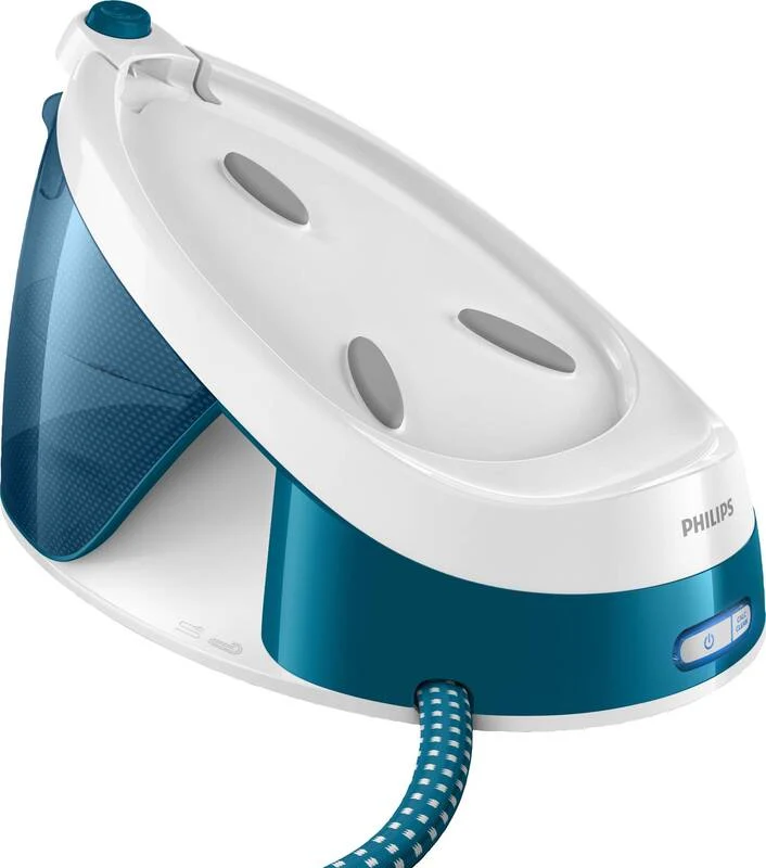 B-Ware Philips PerfectCare Compact Essential GC6840/20 Dampfbügelstation 2400 W Blau