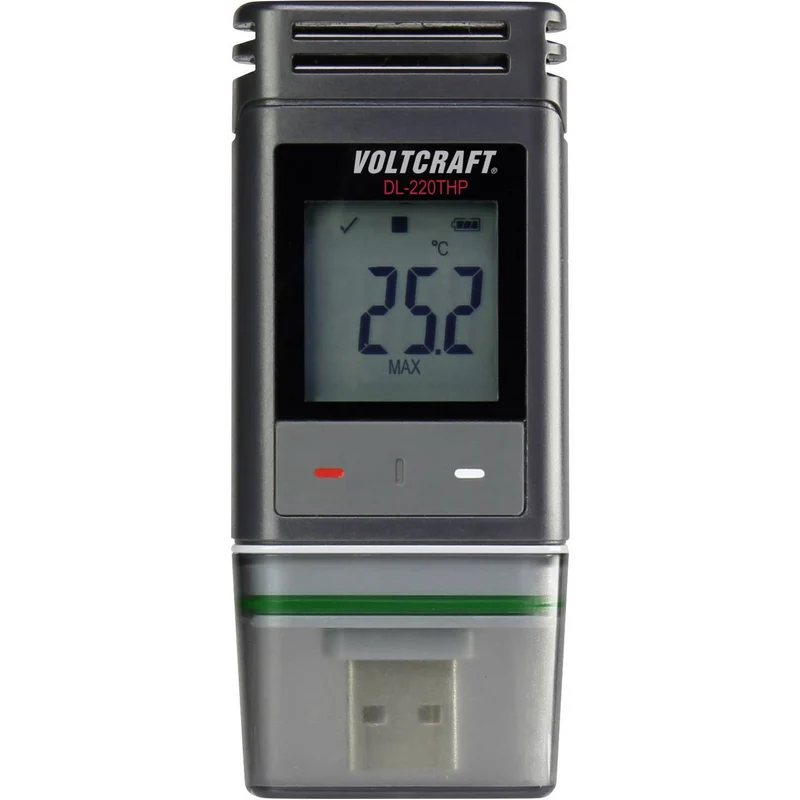 B-Ware Voltcraft DL-220THP Multifunktioneller Datenlogger -30 bis +60 °C PDF Funkt71