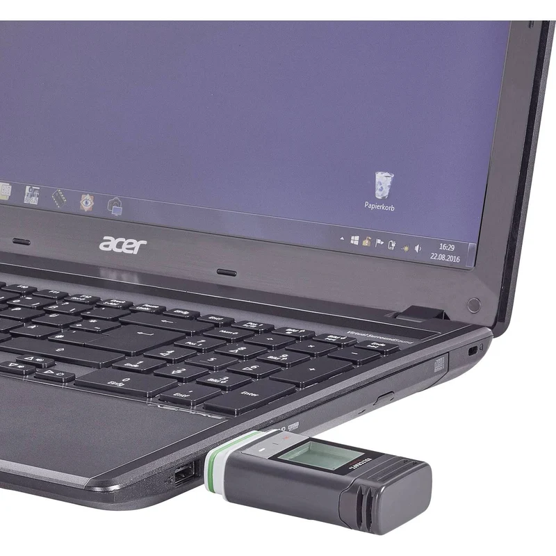 B-Ware Voltcraft DL-220THP Multifunktioneller Datenlogger -30 bis +60 °C PDF Funkt71