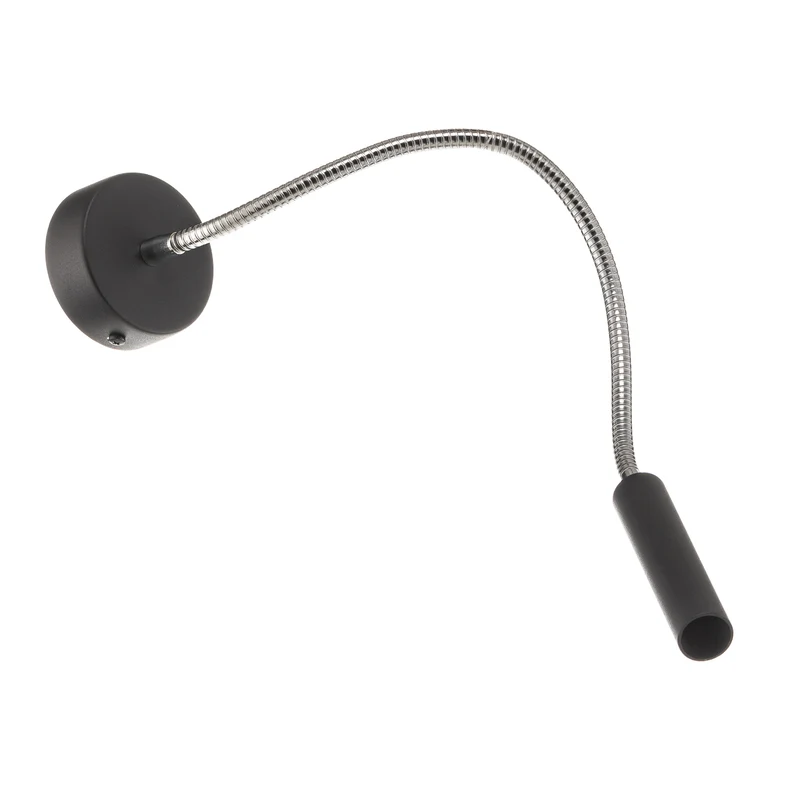 B-Ware SOLLUX LIGHTING Wandleuchte Lampe Wandlampe schwarz Flexarm Lampe Spot Leselampe