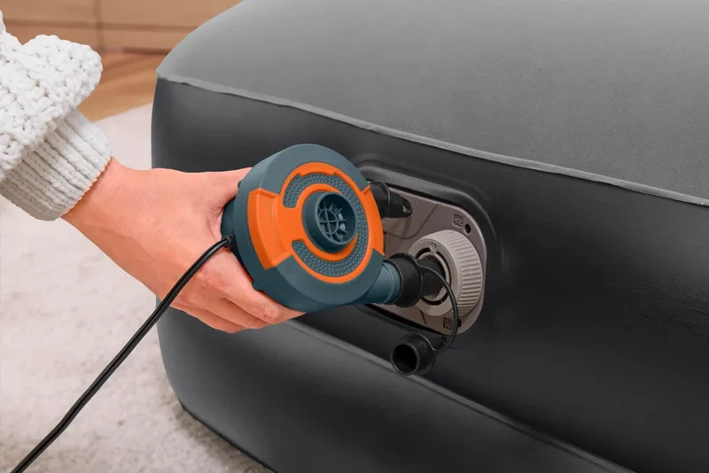 B-Ware Bestway TriTech Luftbett Gästebett Matratze Aerolux mit Elektropumpe Double153