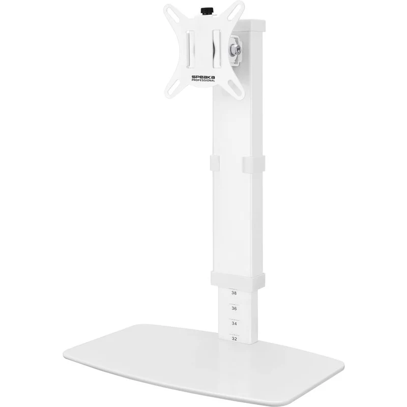 B-Ware SpeaKa Professional SP-TMS-201 Monitor-Standfuß Bildschirm-Halterung Stativ