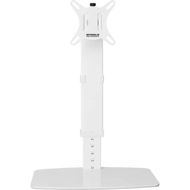 B-Ware SpeaKa Professional SP-TMS-201 Monitor-Standfuß Bildschirm-Halterung Stativ