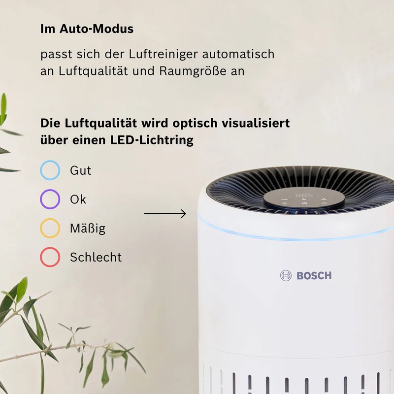 B-Ware Bosch Home Comfort 7733702200 Air 2000 Luftreiniger Luft-Reinigung 37 m² Weiß