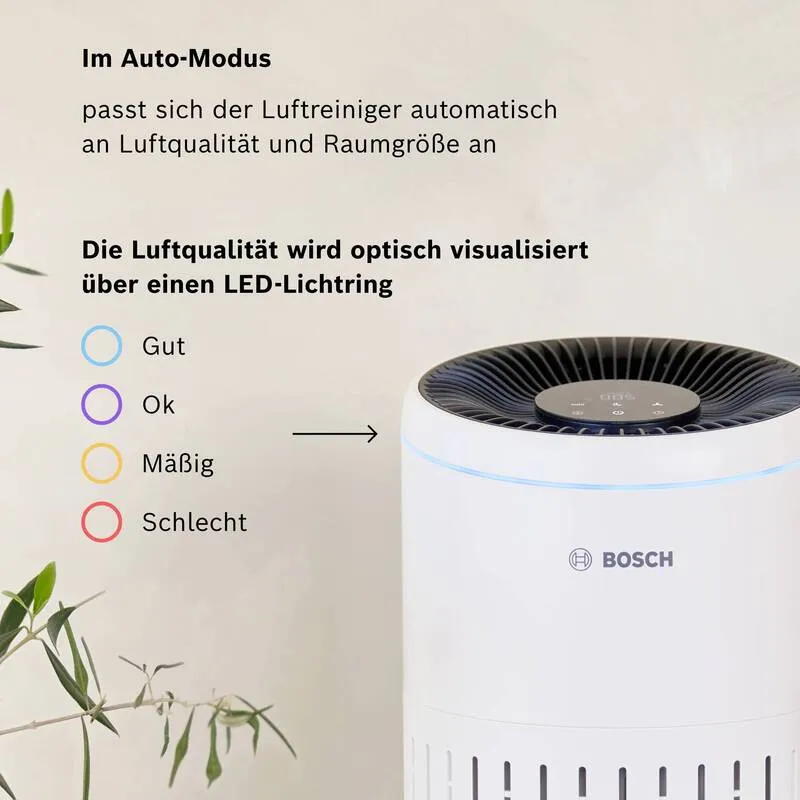 B-Ware Bosch Home Comfort 7733702200 Air 2000 Luftreiniger Luft-Reinigung 37 m² Weiß