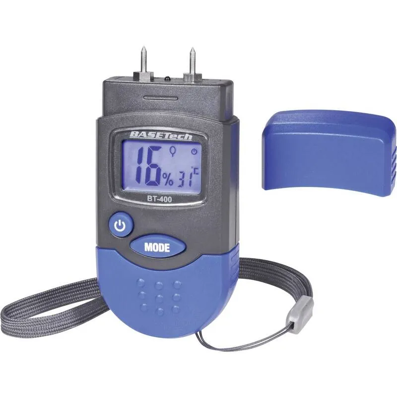 B-Ware Basetech BT-400 Materialfeuchtemessgerät mit Temperaturanzeige 0-50°C