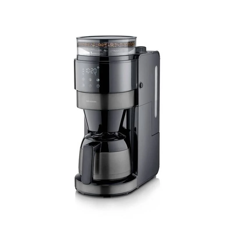B-Ware Severin Kaffeemaschine KA 4831 mit Mahlwerk und Thermokanne schwarz 900W