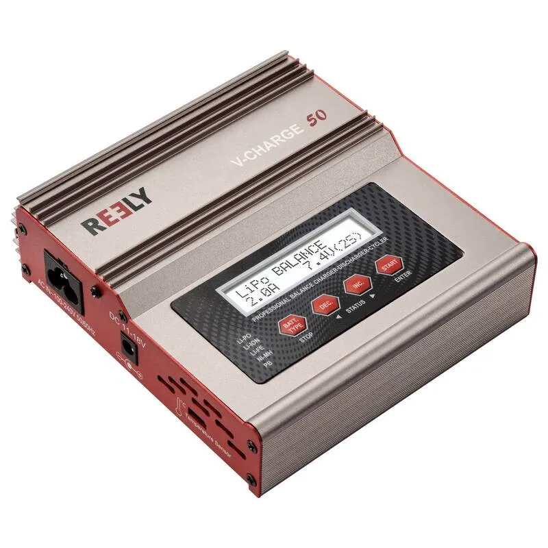B-Ware REELY V-Charge 50 Multifunktions-Ladegerät für Modellbau 100-240V 50W 7A