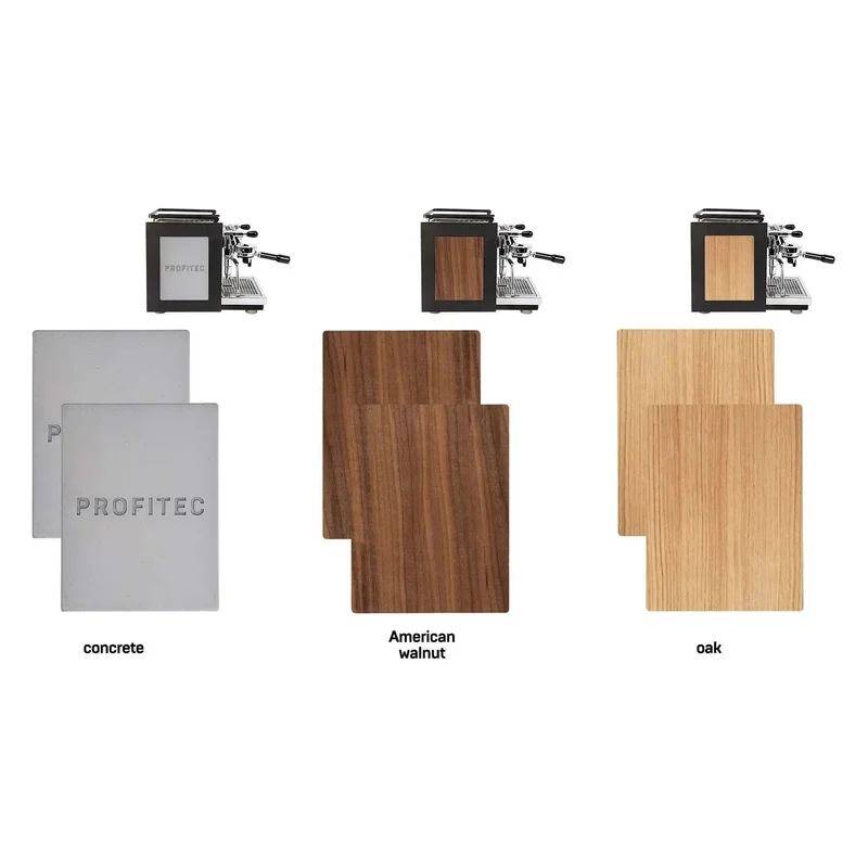 Profitec Side Panels – Eiche oder Nussbaum für PRO 600 und RIDE