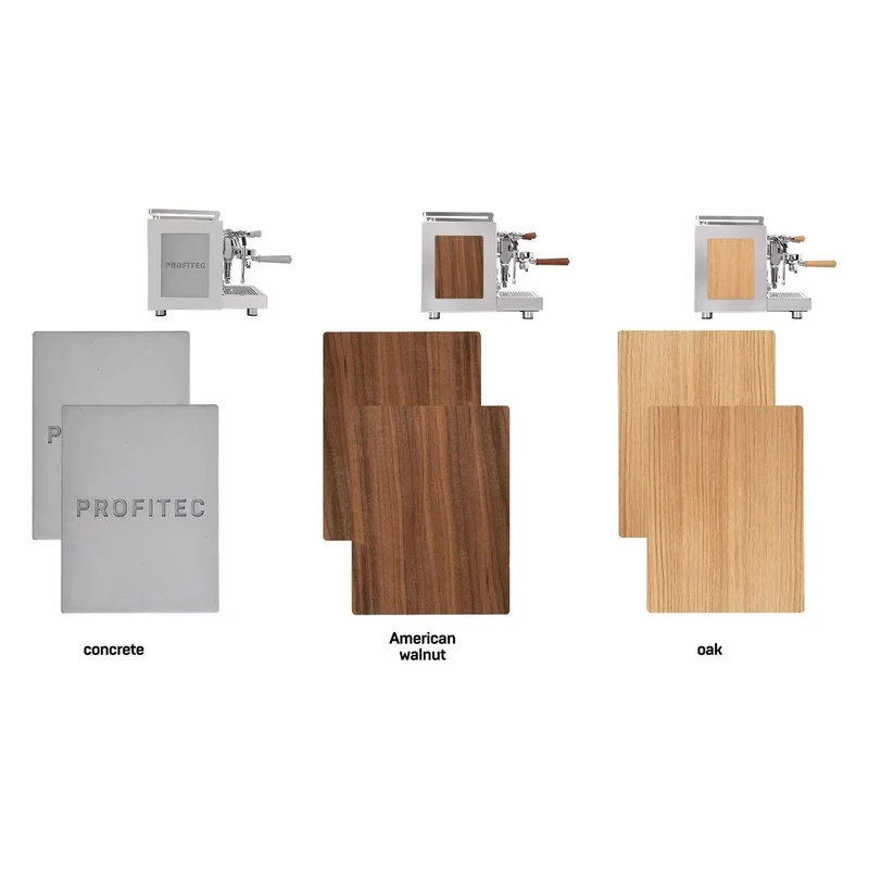 Profitec Side Panels – Eiche oder Nussbaum für PRO 600 und RIDE