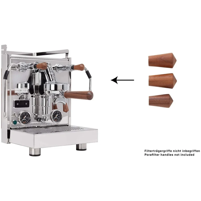 Profitec Griffset Holz oder Beton – Espressomaschinentuning – Holzgriffe – Hochwertiges Design