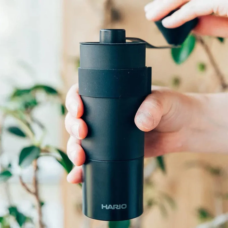Hario Mini Black Pro - Edelstahl Kaffeemühle Handmühle 20 Gramm