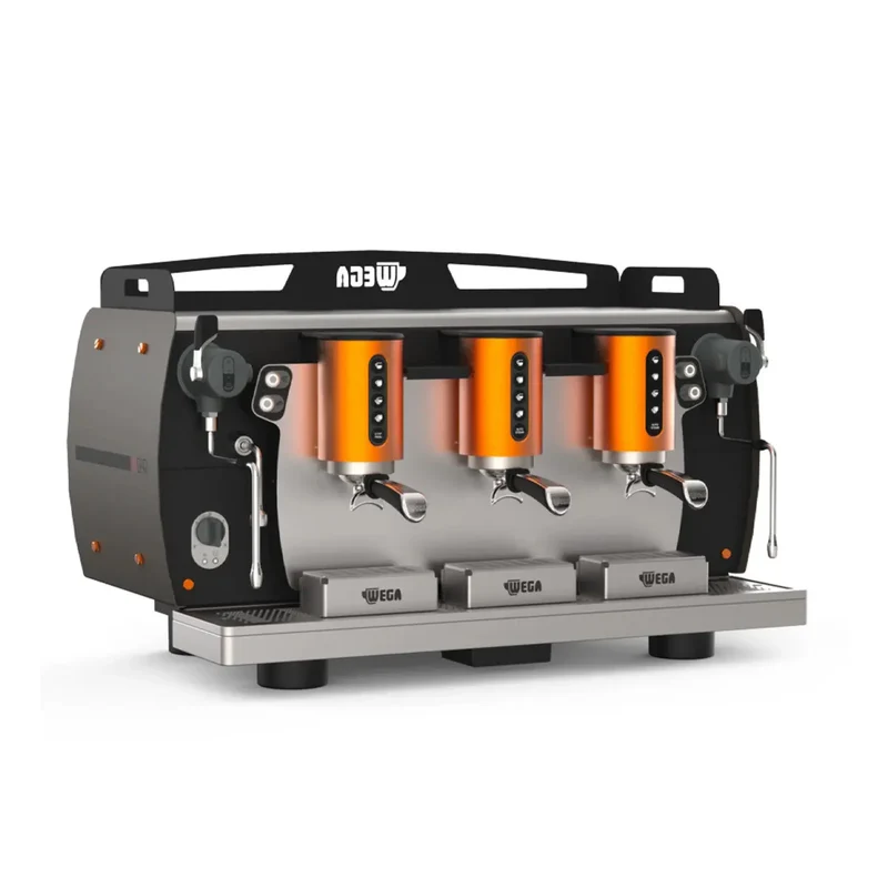 Wega W-Bar Auto-Volumetric 3 Group Commercial Espresso Machine (High Cup)