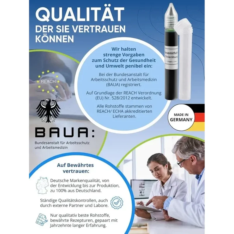AGUALEVE Wasserhärte Test - Grad deutscher Härte