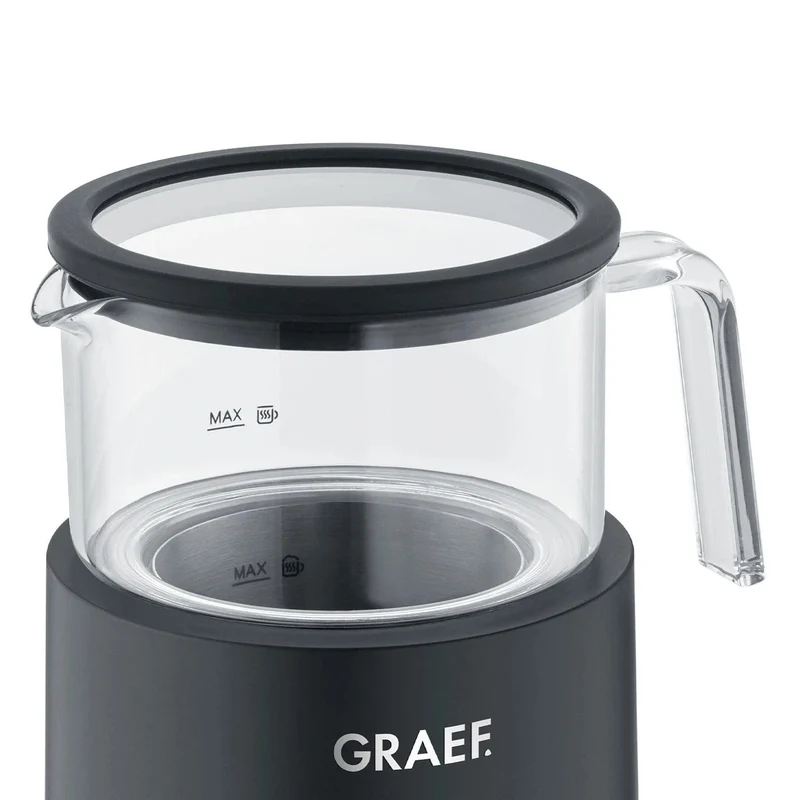 GRAEF Glas-Milchaufschäumer MS902 Induktion, 6 Programme