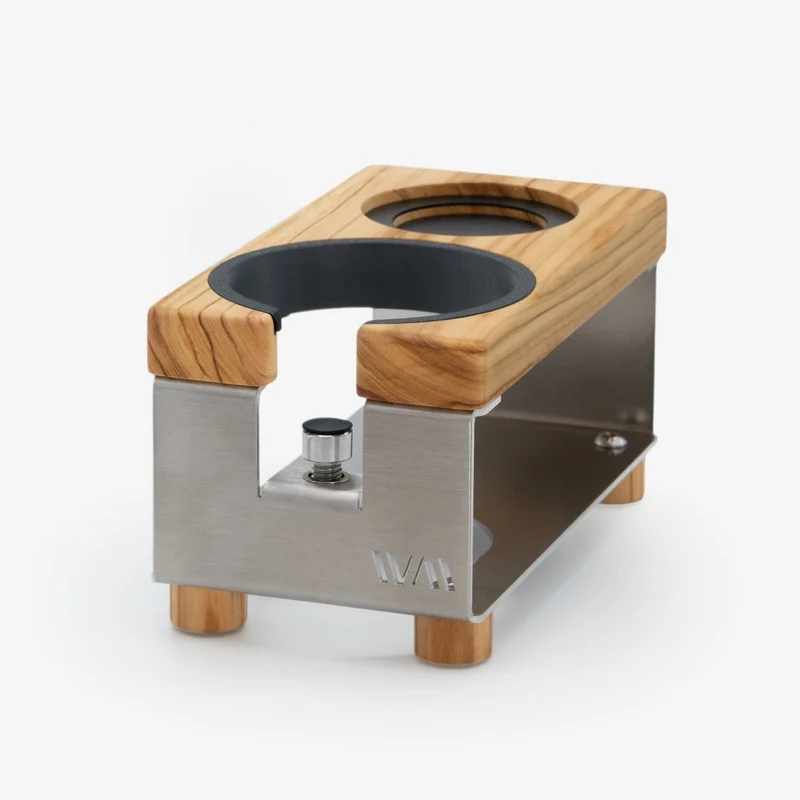 Tamperstation LANG von Wiedemann mit Ring und Tamper-Stand